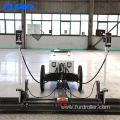 laser screed concrete machine for flooring worksite